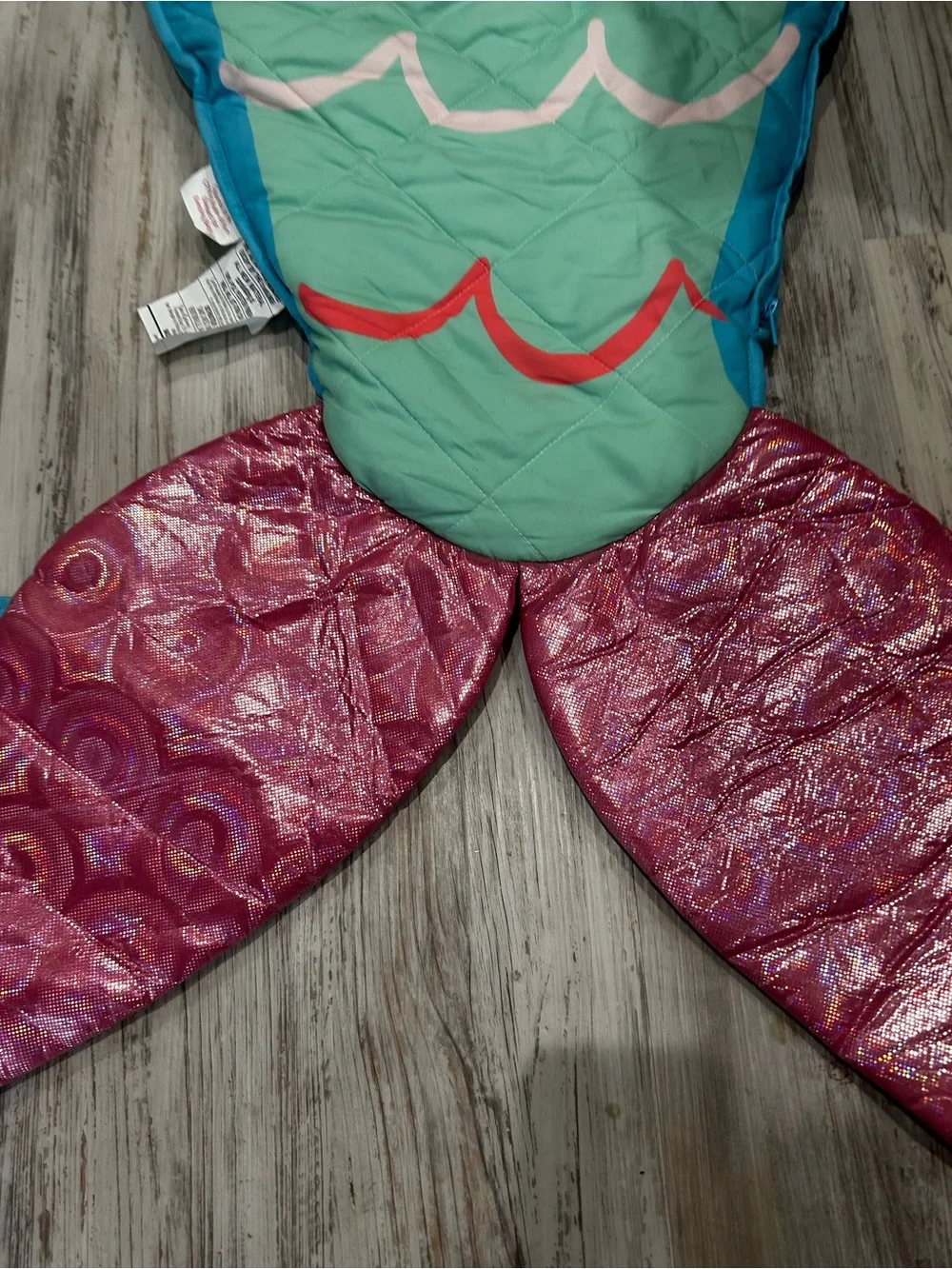 Kids Mermaid Sleeping Bag - Teal & Pink